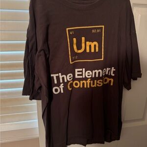 Link Brown T-Shirt with Black Graphic